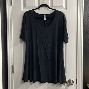 Lularoe Solid Black Perfect T